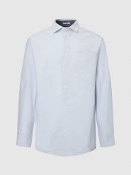 Pepe Jeans Koszula "Lawson" - Regular fit - w kolorze błękitnym rozmiar: XXL. Niebieskie koszule męskie Pepe Jeans, xxl, bez wzorów, z bawełny, bez kołnierzyka, bez ramiączek. Za 127.35 zł.
