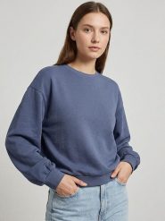 MOSS COPENHAGEN Bluza "Brionna" w kolorze niebieskim rozmiar: XS/S. Niebieskie bluzy bez kaptura damskie MOSS COPENHAGEN, s. Za 170.42 zł.