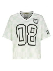 Sublevel Koszulka w kolorze zielono-białym rozmiar: S. Zielone bluzki damskie Sublevel, s, bez wzorów, bez kołnierzyka, bez ramiączek. Za 60.99 zł.