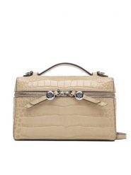 Tory Burch Torebka Romy 183015 Beżowy. Brązowe torebki klasyczne damskie Tory Burch, bez wzorów, ze skóry, bez dodatków. Za 1,644.00 zł.