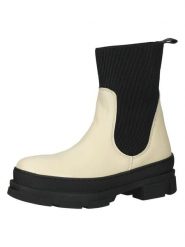 Steve Madden Skórzane botki w kolorze beżowym rozmiar: 37. Brązowe botki damskie Steve Madden, bez obcasa, bez zapięcia. Za 260.99 zł.