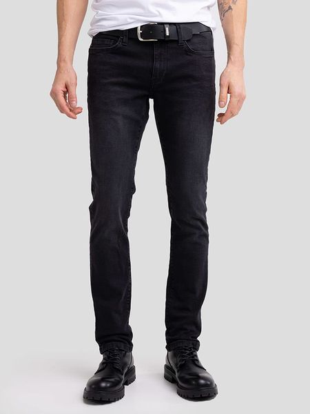 BIG STAR Dżinsy - Slim fit - w kolorze czarnym rozmiar: W33/L32. Czarne jeansy męskie Big Star. Za 181.45 zł.
