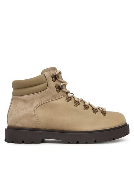 Birkenstock Trapery Jackson 2.0 1030983 Beżowy. Brązowe trapery damskie Birkenstock, ze skóry, bez obcasa. Za 969.99 zł.