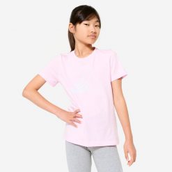 Koszulka dziecięca ADIDAS. Białe koszulki dziewczęce Adidas, m, bez wzorów, z bawełny, bez ramiączek. Za 79.99 zł.