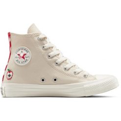 Buty sportowe Converse Chuck Taylor All Star. Czerwone buty sportowe na co dzień damskie Converse, bez wzorów. Za 390.00 zł.