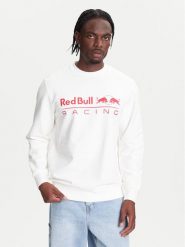 Pepe Jeans Bluza Red Bull Racing Team Logo RM580017 Biały Regular Fit. Białe bluzy bez kaptura męskie Pepe Jeans, m, z bawełny. Za 339.99 zł.