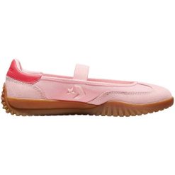 Baleriny damskie Converse Run Star Trainer Ballet Flat. Czerwone baleriny damskie Converse, bez wzorów, z materiału, bez obcasa. Za 490.00 zł.