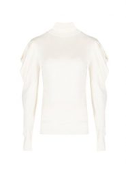 Liu Jo Sweter | CF2098 MS99E | Kobieta | Ecru. Golfy damskie Liu Jo, l, bez wzorów, z poliamidu, bez ramiączek. W wyprzedaży za 389.00 zł.