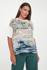 Bluzka damska jedwabna Terzo WEEKEND MAX MARA. Bluzki damskie Weekend Max Mara, s, bez wzorów, z jedwabiu, bez kołnierzyka, bez ramiączek. Za 569.00 zł.