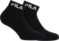 Skarpety Fila 2-pak Najwyższej Jakości Czarne 39-42. Czarne skarpetki damskie 661, bez wzorów, z bawełny. Za 118.99 zł.