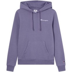 Bluza Damska Champion Dresowa z Kapturem Sportowa Hoodie Bawełniana r. L. Fioletowe bluzy sportowe damskie CHAMPION, l, bez wzorów, z bawełny, bez ramiączek, z kapturem. Za 338.73 zł.
