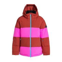 Kurtka snowboardowa damska ROXY X Rowley Block Puffer. Czerwone kurtki damskie Roxy, na zimę, l, bez wzorów, bez kaptura. Za 1,149.00 zł.