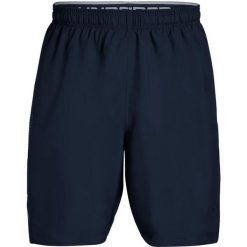 Spodenki treningowe męskie Under Armour Woven Graphic Shorts. Niebieskie szorty męskie Under Armour, bez kołnierzyka. Za 127.24 zł.