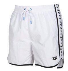 Szorty męskie spodenki kąpielowe sportowe na basen Arena Stripe Boxer. Białe kąpielówki męskie Arena, m, z aplikacjami, z materiału, do biegania. Za 101.98 zł.