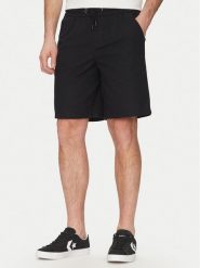 Blend Szorty materiałowe 20718409 Czarny Regular Fit. Czarne szorty męskie Blend, bez wzorów, z bawełny. Za 109.99 zł.