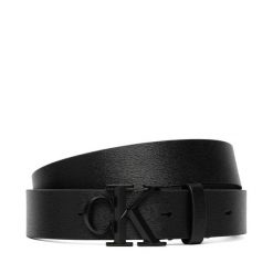Pasek Calvin Klein. Czarne paski męskie CALVIN KLEIN, bez wzorów. Za 249.99 zł.