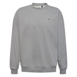 Bluza Hummel Bee. Szare bluzy sportowe damskie HUMMEL, m, bez wzorów, z materiału, bez ramiączek, bez kaptura. Za 181.85 zł.