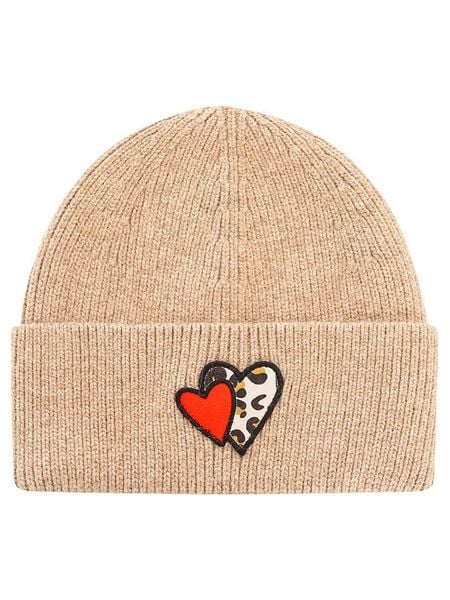 Zwillingsherz Czapka w kolorze beżowym rozmiar: onesize. Brązowe czapki zimowe damskie Zwillingsherz, z wełny. Za 159.95 zł.