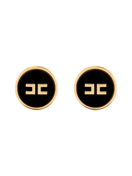 Elisabetta Franchi Kolczyki OR-51A-61E2-V160 Czarny. Czarne kolczyki damskie Elisabetta Franchi, metalowe. Za 679.99 zł.