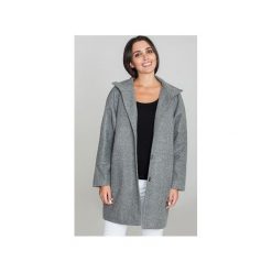 Płaszcz M589zary. Szare płaszcze damskie Figl, m, bez wzorów, eleganckie. Za 239.00 zł.