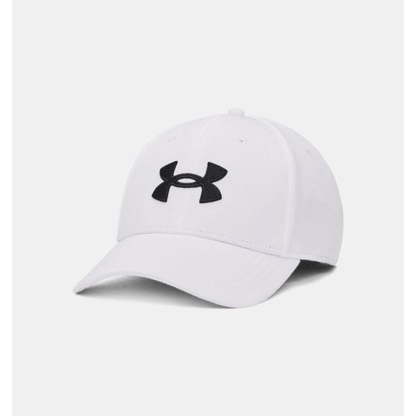 Czapka z daszkiem męska Under Armour Blitzing. Białe czapki męskie Under Armour, bez wzorów, sportowe. Za 59.99 zł.