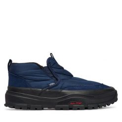 Śniegowce Vans. Niebieskie buty zimowe męskie Vans, bez zapięcia. Za 559.99 zł.