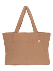 MOSS COPENHAGEN Shopper bag "Siria Sasja" w kolorze beżowym rozmiar: onesize. Brązowe shopper bag damskie MOSS COPENHAGEN, bez wzorów, z materiału, bez dodatków. Za 130.99 zł.