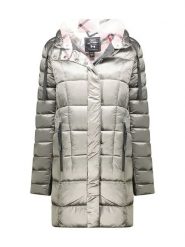 Canadian Peak Płaszcz zimowy "Bullieak" w kolorze jasnoszarym rozmiar: XL. Szare płaszcze damskie Canadian Peak, na zimę, xl, bez wzorów, z puchu. Za 261.05 zł.