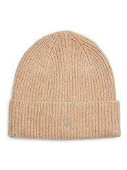Pieces Czapka beanie w kolorze beżowym rozmiar: onesize. Brązowe czapki zimowe damskie Pieces, z materiału. Za 56.39 zł.
