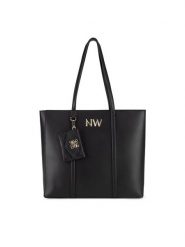 Nine West Torebka LX10047 Czarny. Czarne torebki klasyczne damskie Nine West, bez wzorów, z tworzywa sztucznego, bez dodatków. Za 299.99 zł.