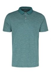 Koszulka polo w paski O-MANGO. Niebieskie koszulki polo męskie Volcano, na lato, l, bez wzorów, z bawełny, bez ramiączek. Za 99.99 zł.