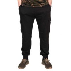 Spodnie Wędkarskie Dresowe Fox Lw Black Camo Combat Joggers. Czarne spodnie dresowe męskie FOX, bez wzorów, z dresówki. Za 273.50 zł.