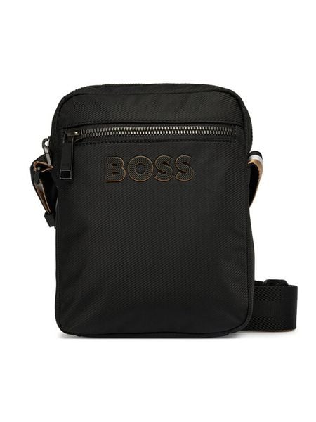 BOSS Saszetka Catch 3.0 NS Zip 50511961 Czarny. Czarne saszetki męskie Boss, z materiału. Za 449.99 zł.