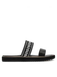 Aldo Klapki Alonya 13744851 Czarny. Czarne klapki damskie Aldo, bez wzorów, z materiału, bez obcasa. Za 189.99 zł.