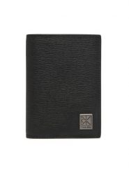 Calvin Klein Portfel Emblem Hw N/S Billfold W/ Coin LV04D1281G Czarny. Czarne portfele męskie CALVIN KLEIN, bez wzorów, ze skóry. Za 329.99 zł.