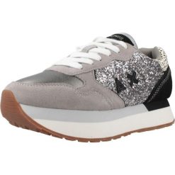 Buty SUN68 KELLY BIG GLITTER Szary. Szare obuwie treningowe damskie SUN68, na fitness i siłownię. Za 397.99 zł.