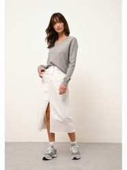 Just Cashmere Kaszmirowy sweter "Nora" w kolorze szarym rozmiar: M. Szare swetry klasyczne damskie Just Cashmere, m, z kaszmiru, bez kołnierzyka. Za 347.99 zł.