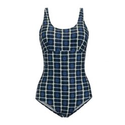 Damski Jednoczęściowy Kostium Kąpielowy Orla Kiely Poppy. Niebieskie stroje jednoczęściowe damskie Regatta, m, bez wzorów. Za 181.99 zł.