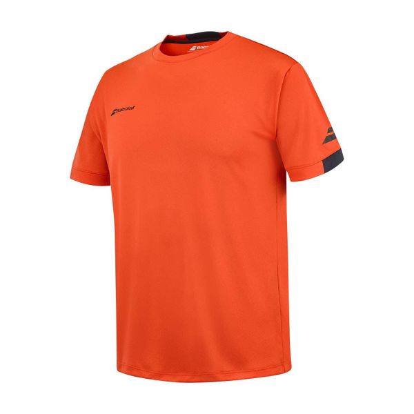 Koszulka męska Babolat Play Crew Neck. Czerwone t-shirty sportowe męskie BABOLAT, l, z materiału, bez ramiączek, tenisowe. Za 129.99 zł.