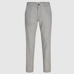 Spodnie Jack & Jones Stace Chino Olive. Zielone spodnie materiałowe męskie Jack&Jones, bez wzorów, z materiału, biznesowe. Za 253.76 zł.