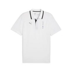 Koszulka polo męska Puma BMW MMS biała 62415402 r S. Białe koszulki polo męskie Puma, m, bez wzorów, bez ramiączek. Za 194.84 zł.