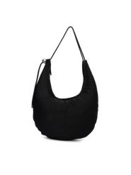 Calvin Klein Torebka LV04F3383G Czarny. Czarne torebki klasyczne damskie CALVIN KLEIN, bez wzorów, z materiału, bez dodatków. Za 529.99 zł.