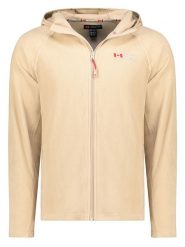 Canadian Peak Kurtka polarowa "Tugoodeak" w kolorze beżowym rozmiar: 3XL. Brązowe kurtki męskie Canadian Peak, xl, bez wzorów, z polaru, bez kaptura. Za 56.99 zł.