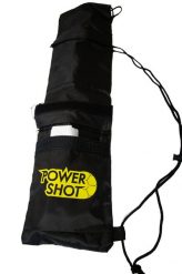 Torba na arkusze treningowe. Czarne torebki klasyczne damskie POWER SHOT, bez wzorów, bez dodatków. Za 107.46 zł.