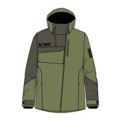 Kurtka narciarska Slope Zuko. Zielone kurtki męskie SLOPE, m, bez wzorów, bez kaptura, narciarskie. Za 656.00 zł.
