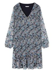 TATUUM Sukienka w kolorze czarno-błękitnym rozmiar: 44. Czarne sukienki damskie Tatuum, bez wzorów, bez kołnierzyka, bez ramiączek, mini. Za 187.96 zł.