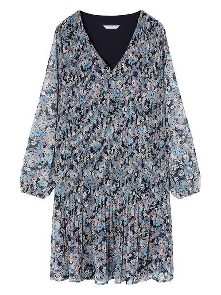 TATUUM Sukienka w kolorze czarno-błękitnym rozmiar: 44. Czarne sukienki damskie Tatuum, bez wzorów, bez kołnierzyka, bez ramiączek, mini. Za 209.33 zł.