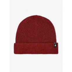 Czapka zimowa Smartwool Creek Run Beanie - currant heather. Czerwone czapki męskie Smartwool, na zimę, bez wzorów, sportowe. Za 130.99 zł.