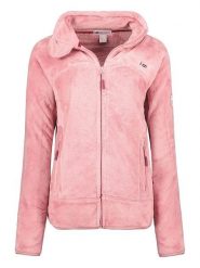 Geographical Norway Kurtka polarowa "Upaline" w kolorze jasnoróżowym rozmiar: XXL. Różowe kurtki damskie Geographical Norway, xxl, bez wzorów, z polaru, bez kaptura. Za 86.99 zł.