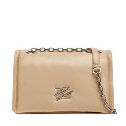 Torebka KARL LAGERFELD. Brązowe listonoszki damskie Karl Lagerfeld, bez wzorów, bez dodatków. Za 759.99 zł.